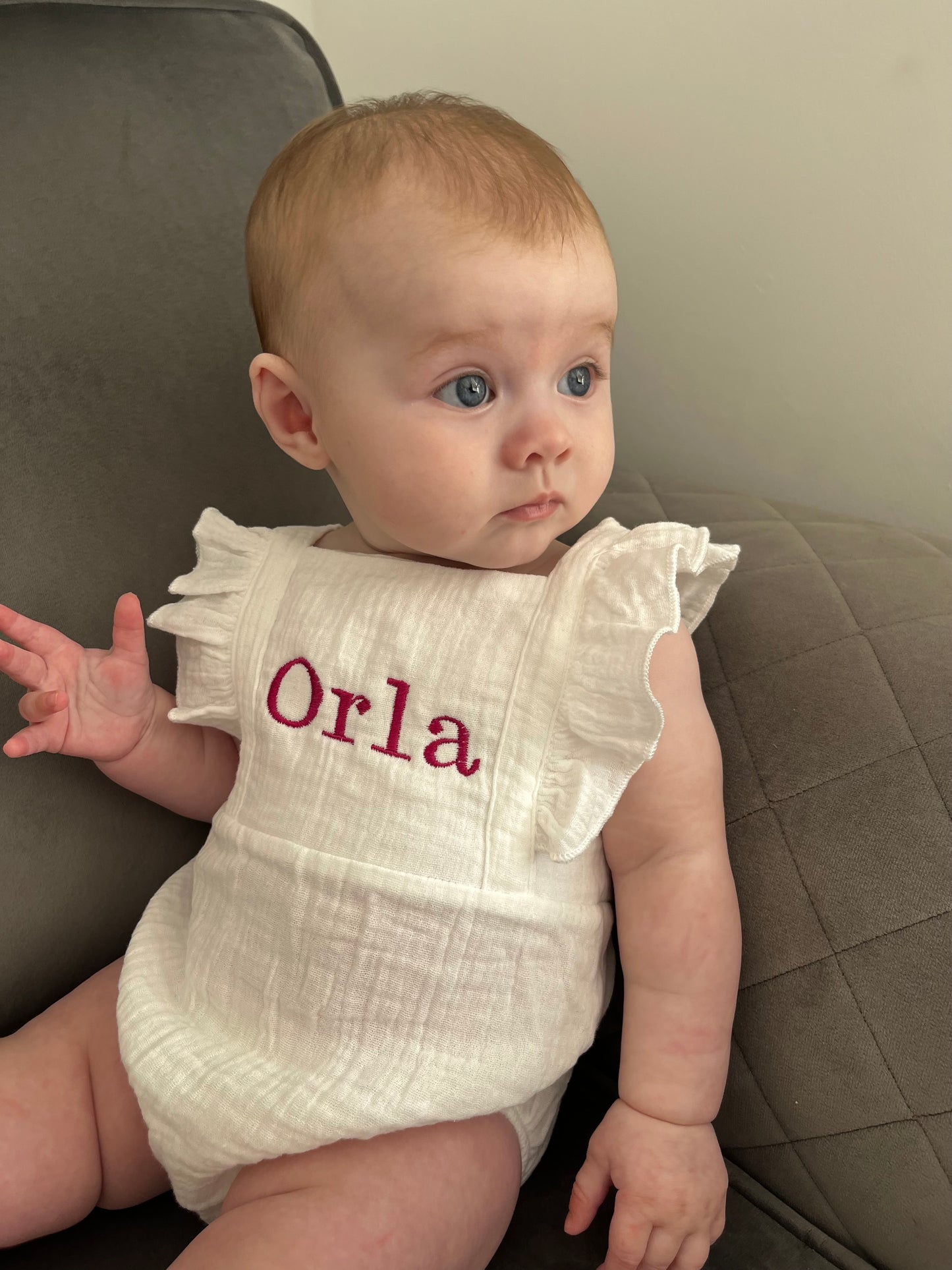 Muslin Romper | Personalised