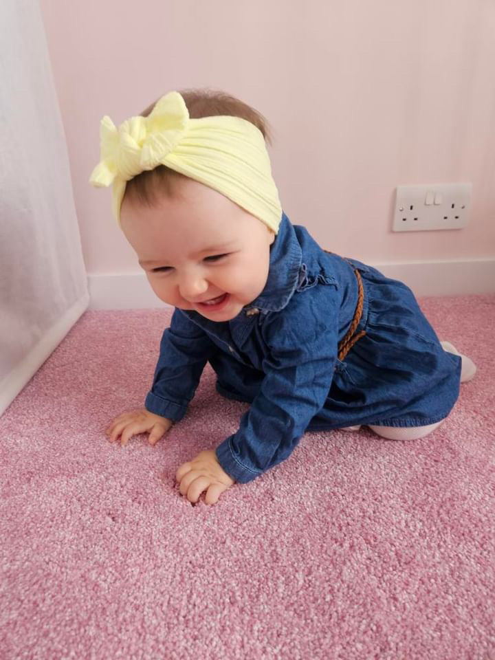 Cable Knit Bow Headband - Lemon