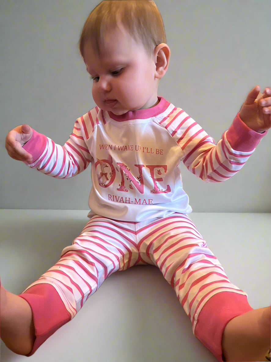 Personalised Birthday Pyjamas - Pink Silly Goose