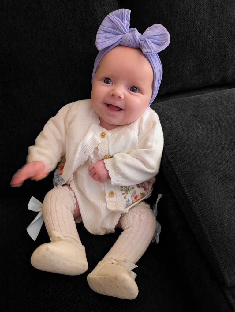 Cable Knit Bow Headband- Periwinkle