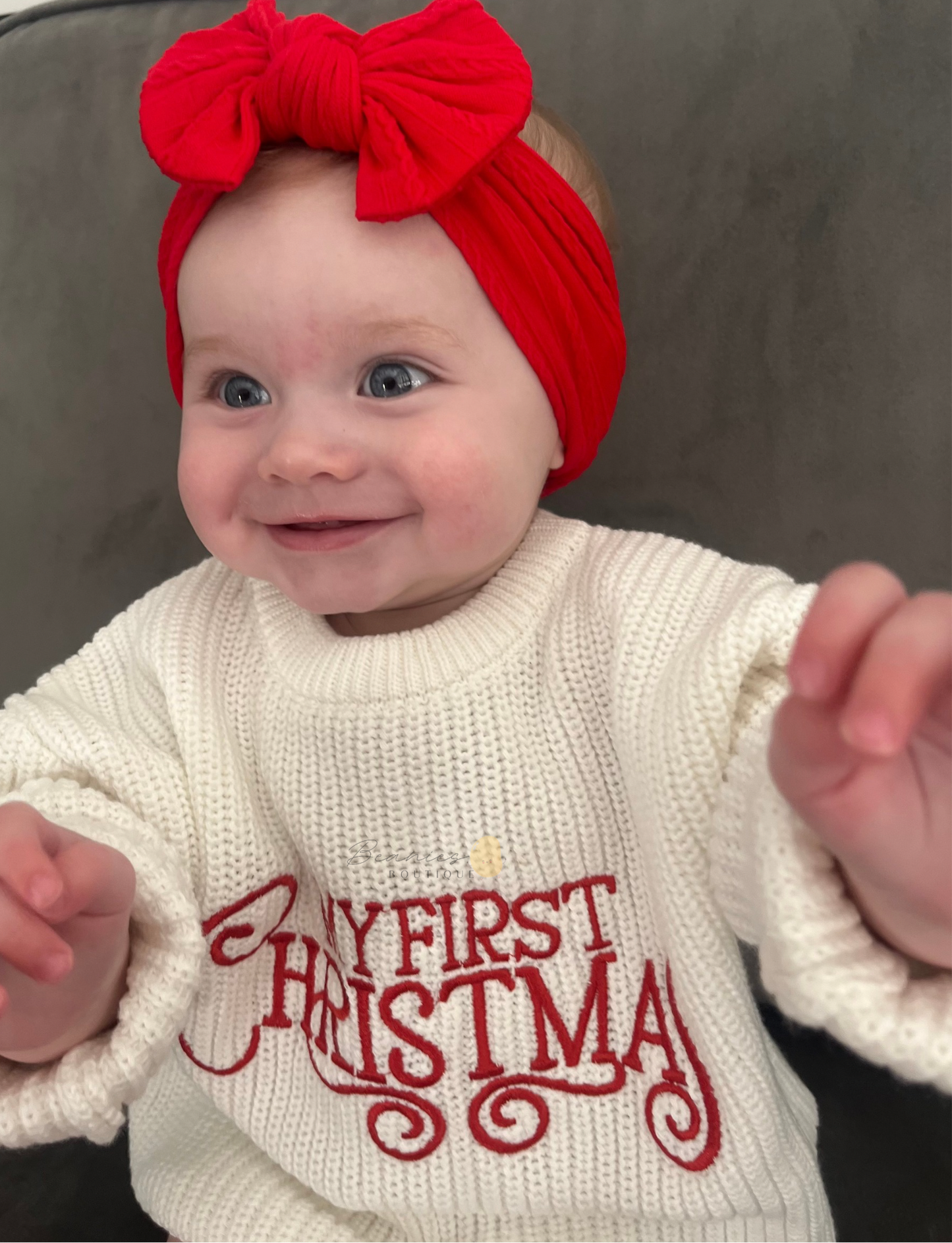 My First Christmas Knitted Jumper