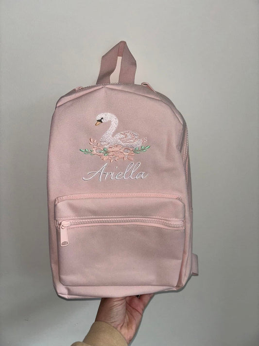 Personalised Backpack - Swan