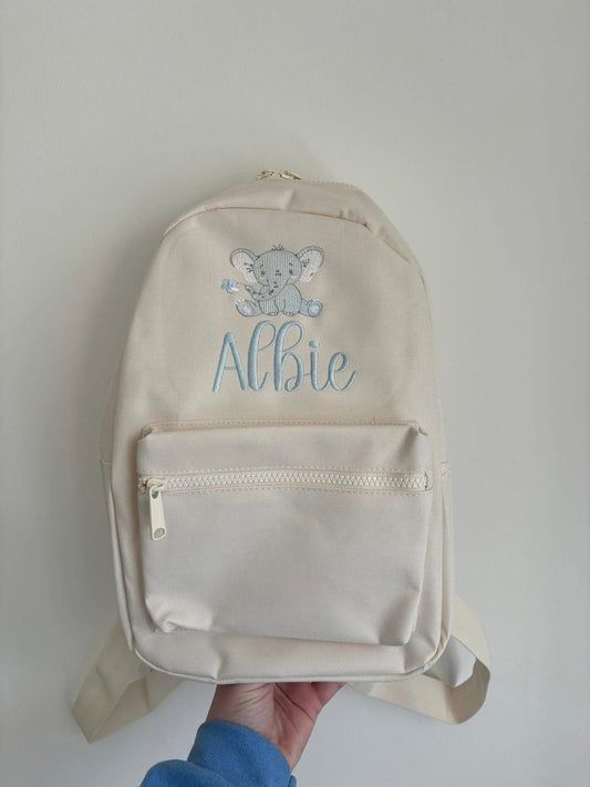 Personalised Backpack - Elephant
