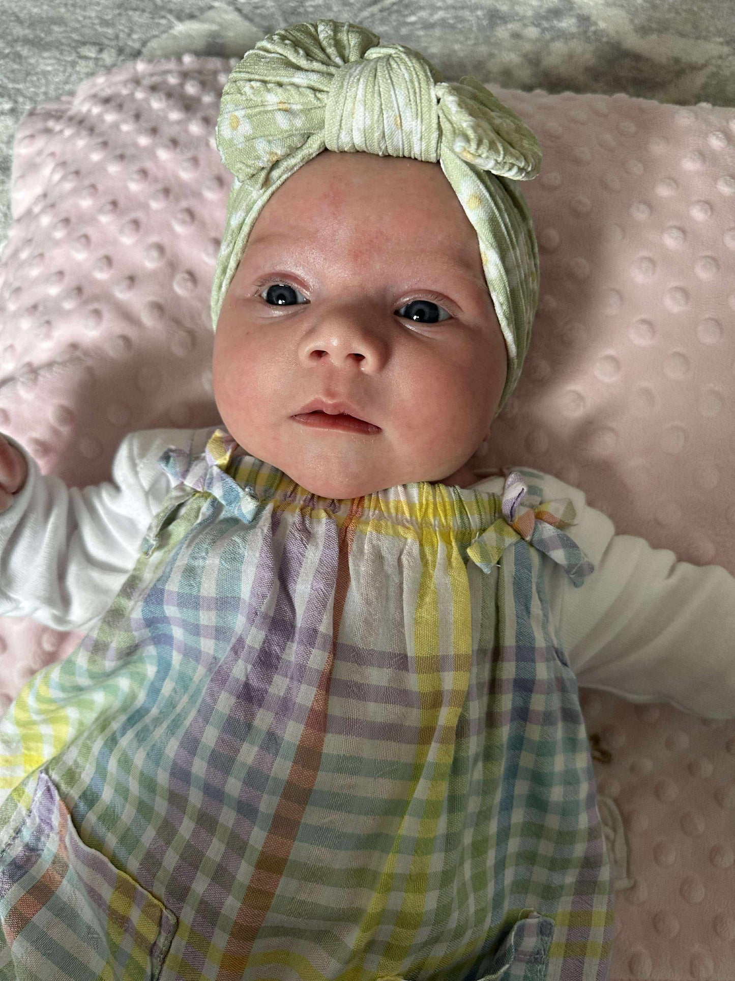 Cable Knit Bow Headband - Sage Daisy