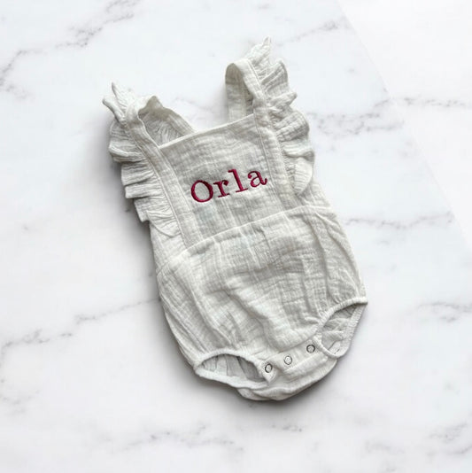 Muslin Romper | Personalised