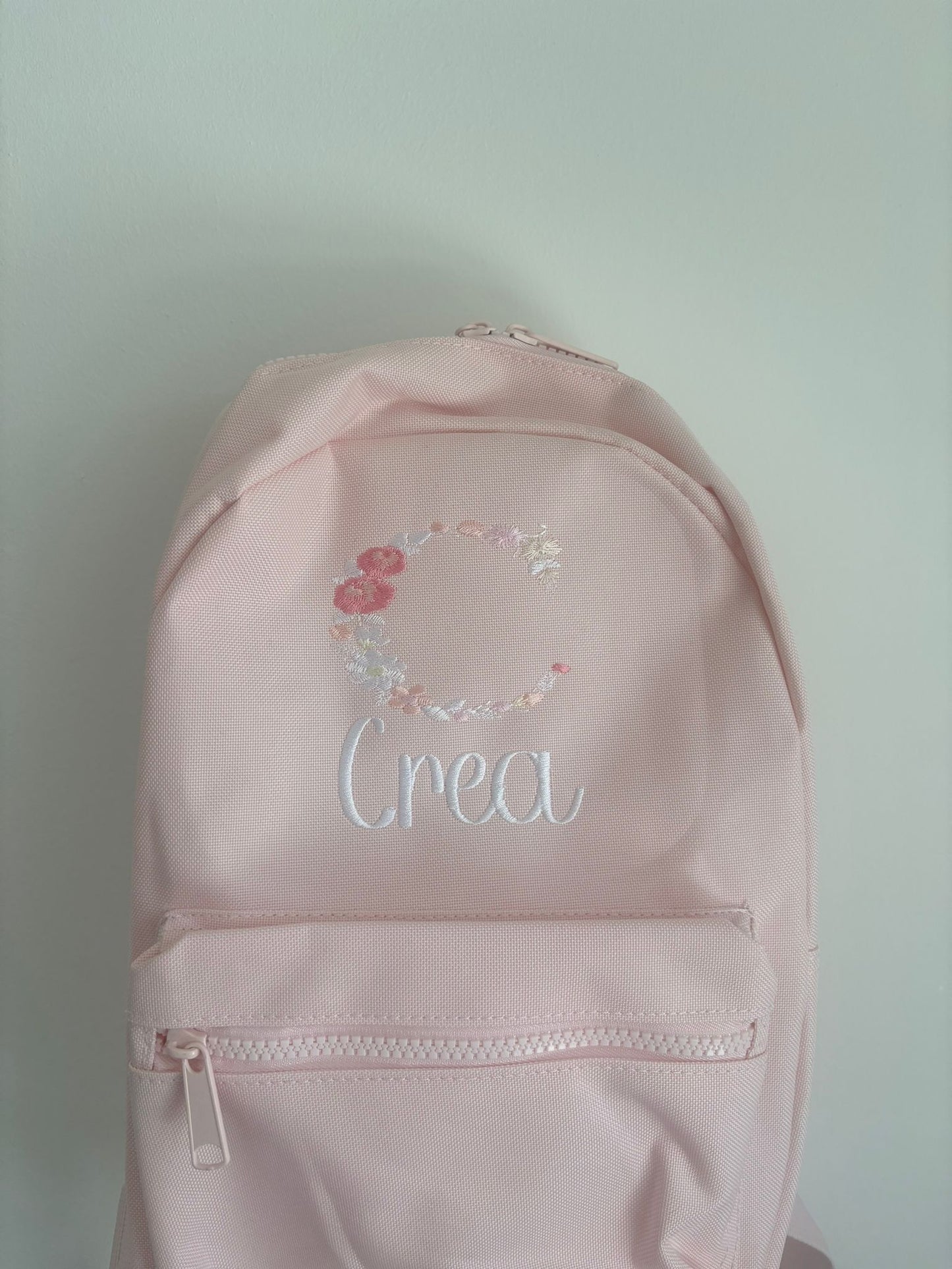 Personalised Backpack - Floral Initial