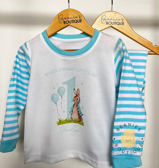 Personalised Birthday Pyjamas - Peter Rabbit